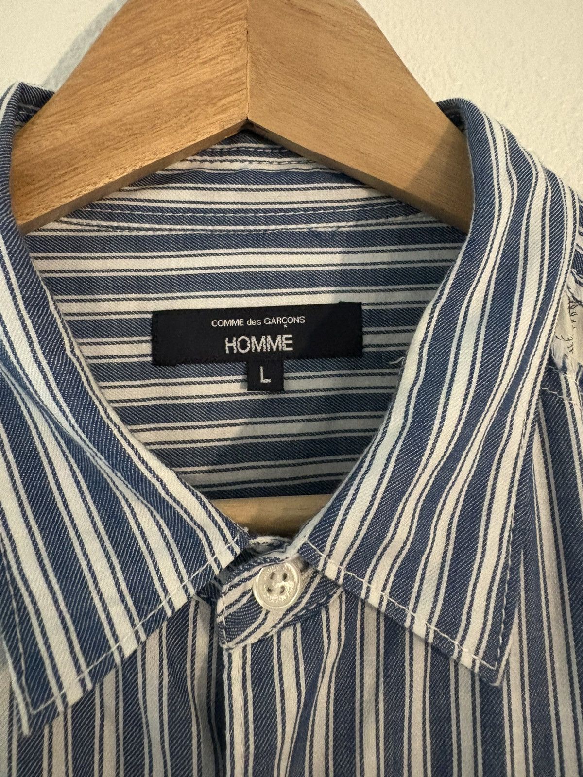 Comme des Garcons Homme CDG HOMME PAISLEY STRIPED SHIRT Size US L / EU 52-54 / 3 - 2 Thumbnail