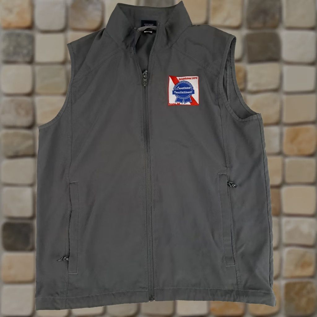 Vintage VINTAGE Charles River Apparel Vest Unisex Adults M Gray Lightweight Golf 25in Long 21in Pit to Pit Size US M / EU 48-50 / 2 - 1 Thumbnail