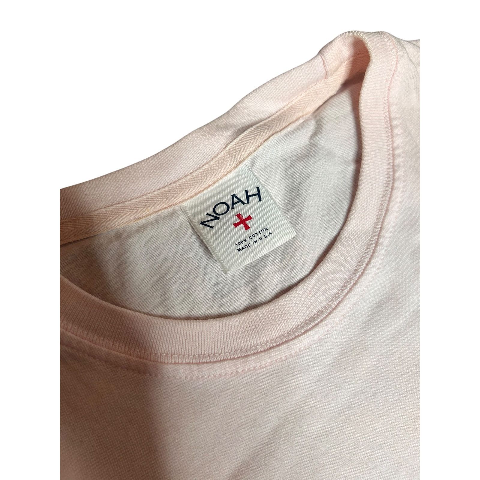 Noah × Vintage Noah Light Pink Pocket T-Shirt Size US S / EU 44-46 / 1 - 4 Thumbnail