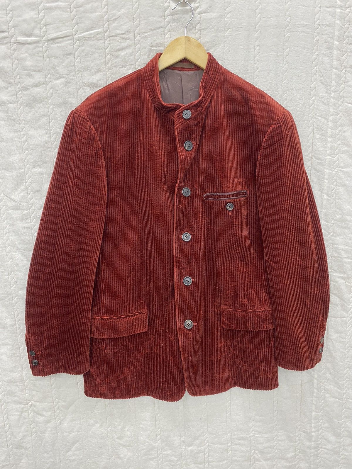 Issey Miyake ARCHIVE💥ISSEY MIYAKE MEN CURDUROY JACKET Size US L / EU 52-54 / 3 - 1 Thumbnail