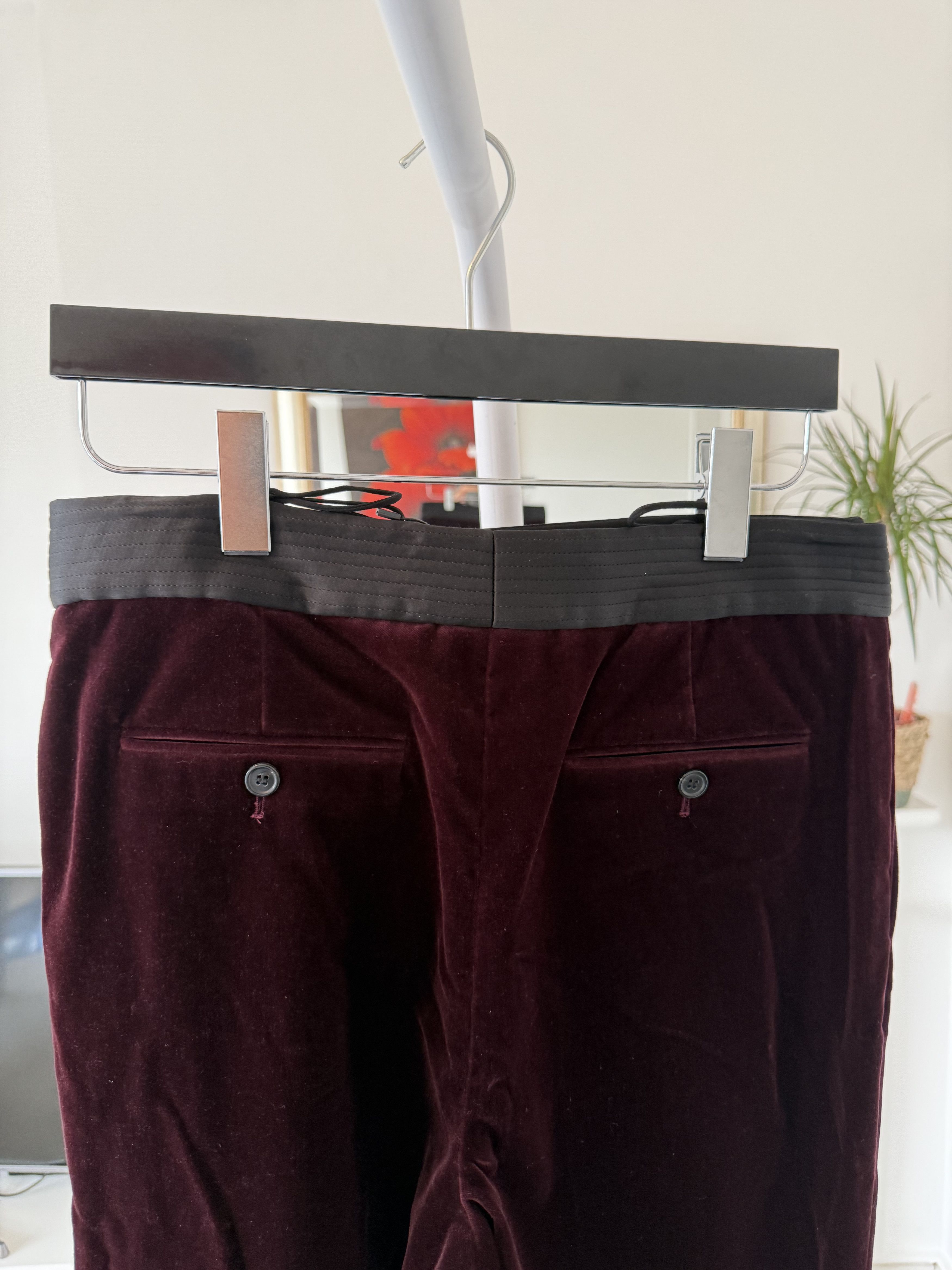 Saint Laurent Paris FW22' Saint Laurent Carrot-fit Velvet Pants Size US 30 / EU 46 - 11 Thumbnail