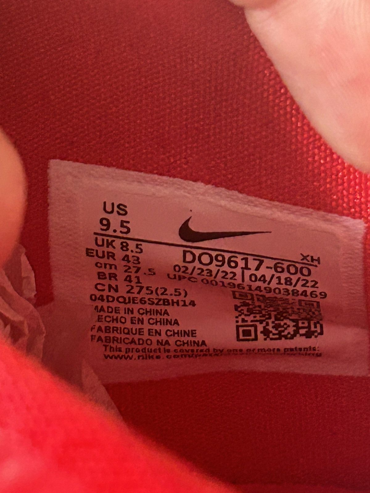 Nike Nike Kyrie 5 Low TB University Red 2022 Size US 9.5 / EU 42-43 - 11 Thumbnail
