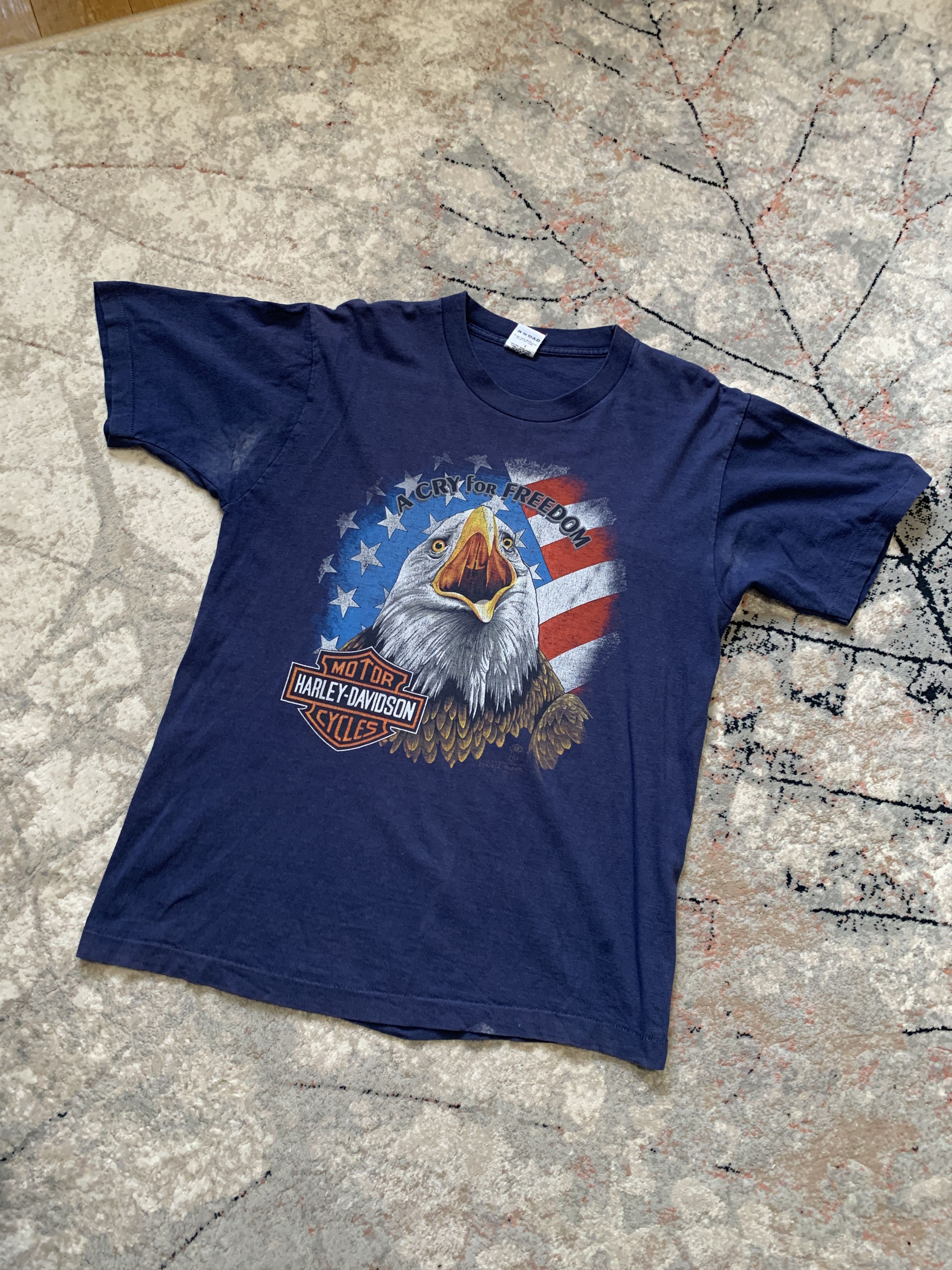 Fruit Of The Loom Harley-Davidson 1988 House Of Harley Vintage Tee Size US L / EU 52-54 / 3 - 1 Thumbnail