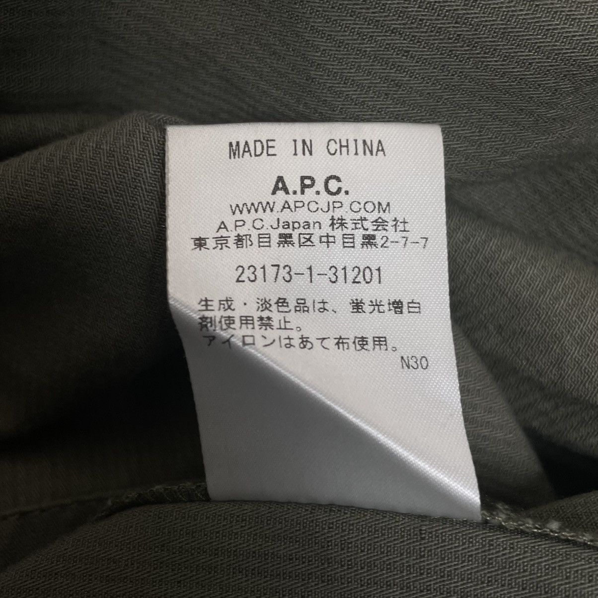 A.P.C. APC RUE MADAME PARIS HIDDEN BUTTON MILITARY JACKET Size US S / EU 44-46 / 1 - 16 Thumbnail