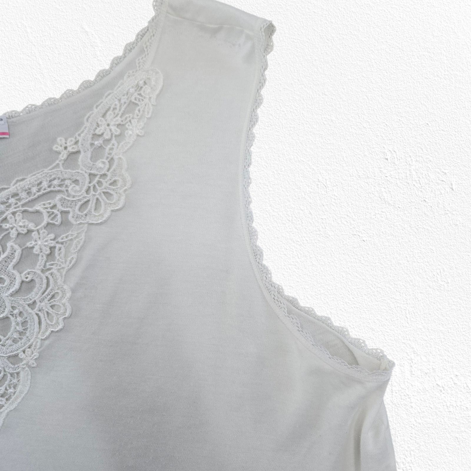 Vintage Vintage 80s Cuddl Duds Lace Tank Large USA Size Large Size L / US 10 / IT 46 - 5 Thumbnail