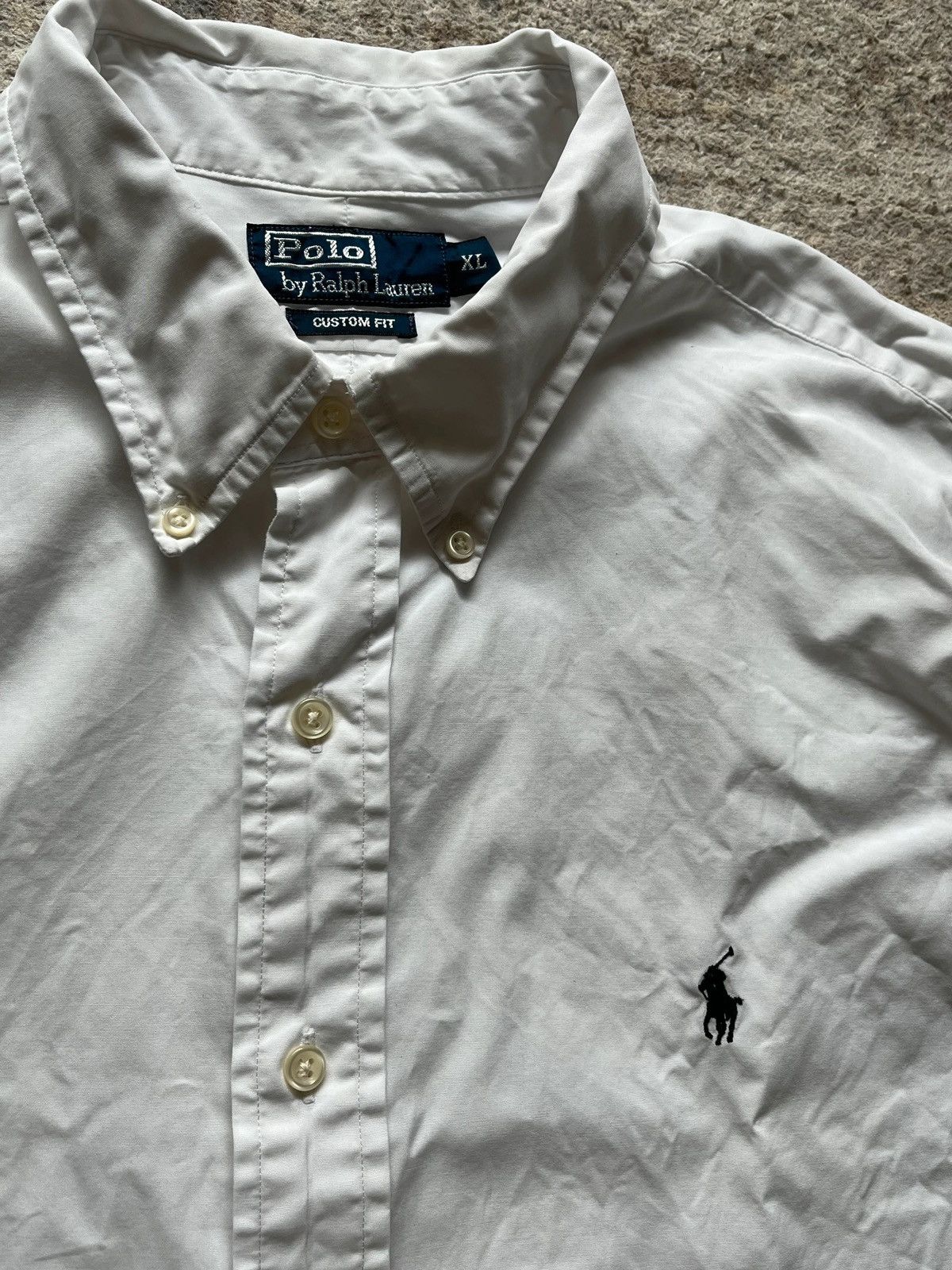 Polo Ralph Lauren Polo Ralph Lauren Small Pony Sz XL White Shirt Size US XL / EU 56 / 4 - 5 Thumbnail