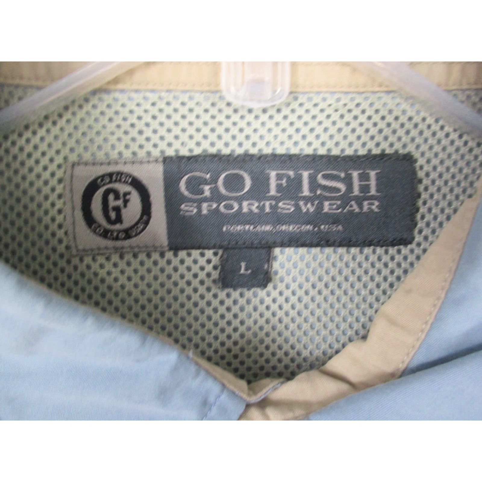 Yamaha Go Fish Sportswear Shirt Large Blue Yamaha Outboards Fishing Vented Long Sleeve Size US L / EU 52-54 / 3 - 3 Thumbnail