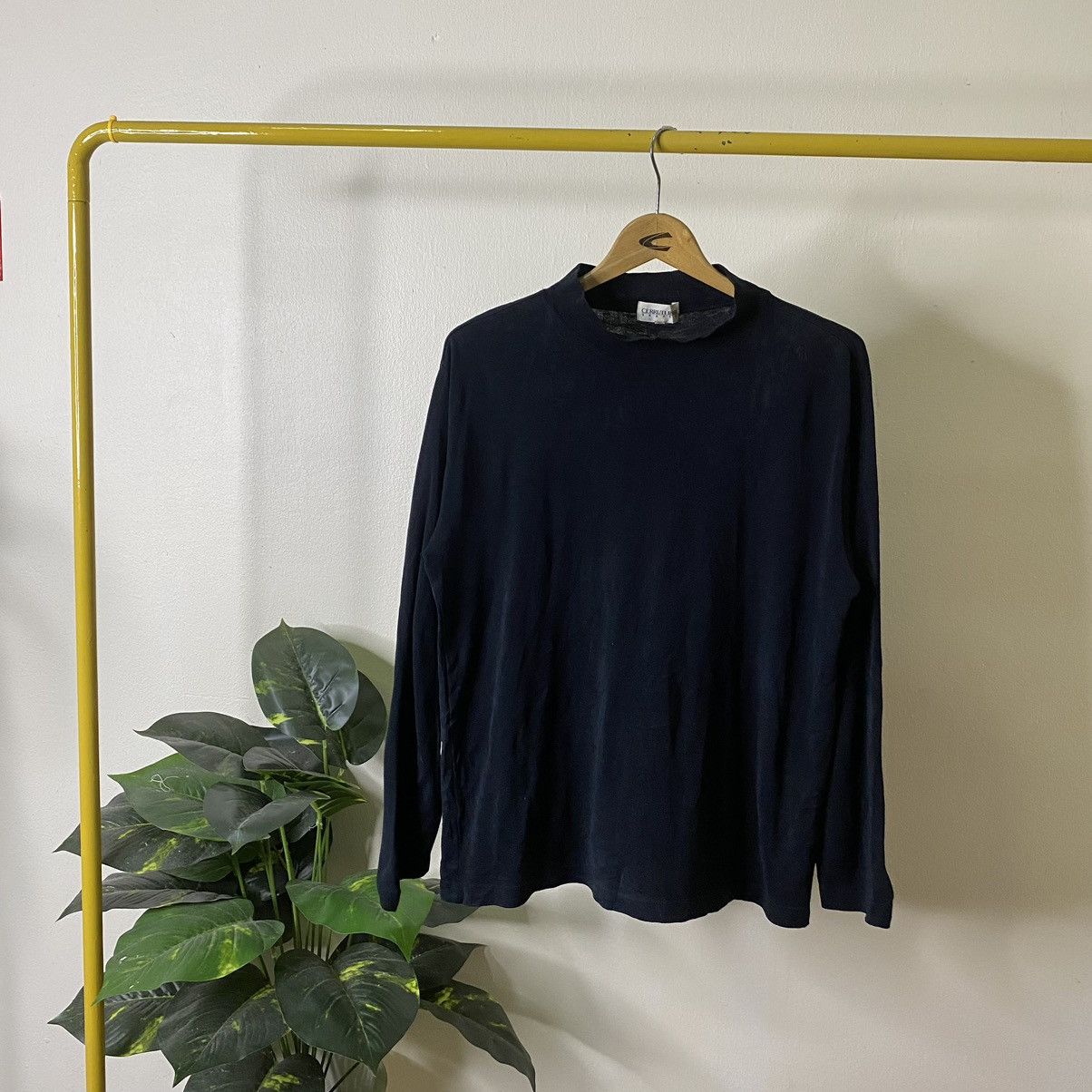 Cerruti 1881 Cerruti 1881 Shapes High Neck Black Blank LS Tee Size US M / EU 48-50 / 2 - 1 Thumbnail