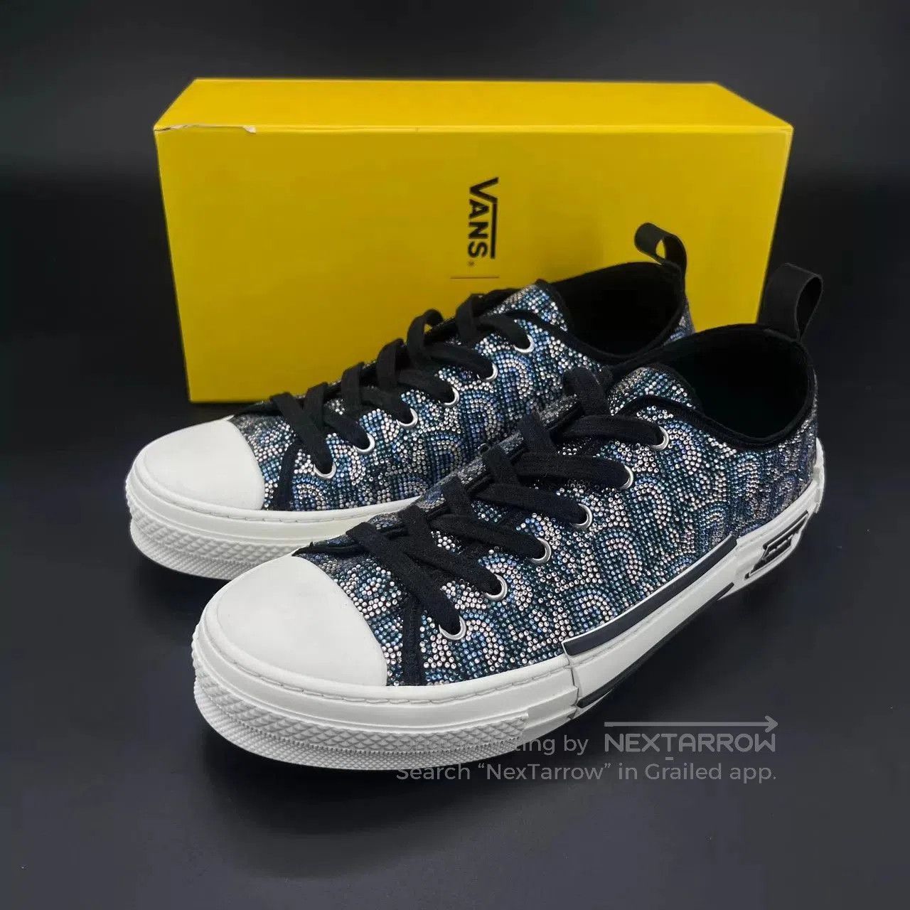 Dior Multi Colored Low-Top Sneakers with Sparkle Detail. Size US 10 / EU 43 - 1 Thumbnail