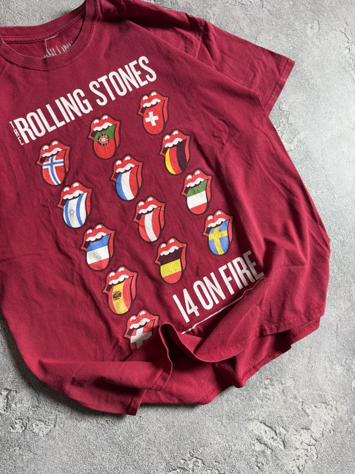 THE ROLLING STONES 14 On Fire ツアーTシャツ XL THE ROLLING STONES