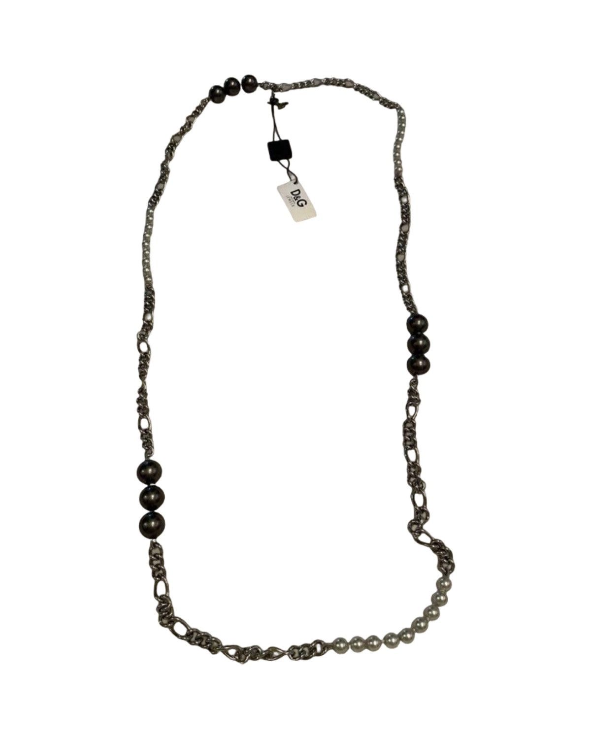 Dolce & Gabbana Double Layered Black Pearl Necklace Size ONE SIZE - 4 Thumbnail