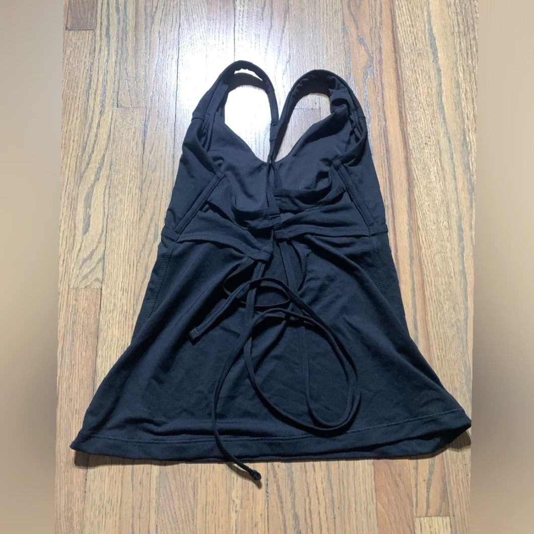 Athleta Athleta Tankini Top Swimsuit Black S Womens Regular Small Cover Up Tankini Top Size S / US 4 / IT 40 - 2 Thumbnail