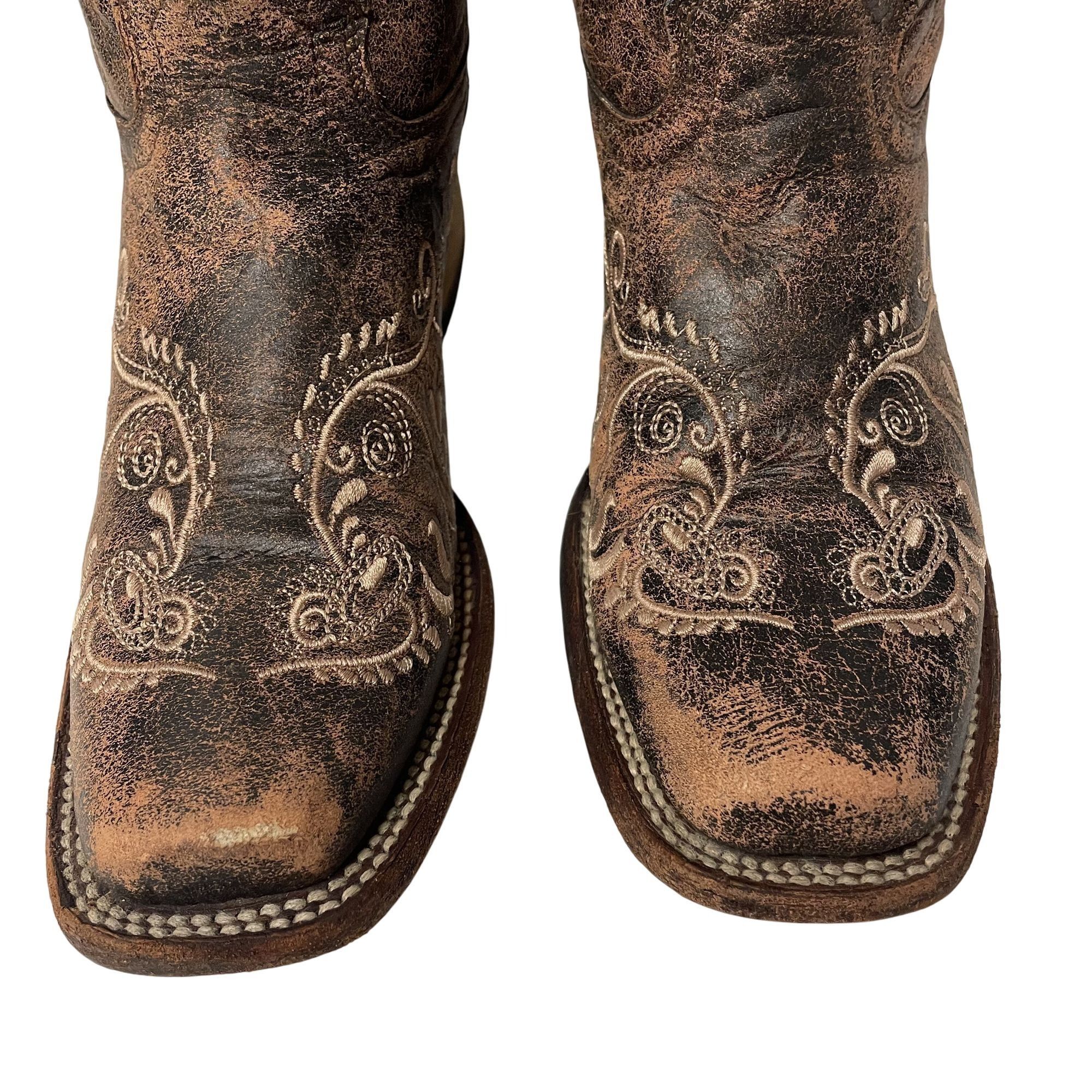 Other Circle G Distressed Style Stitched DRAGONFLY Western Boots Size US 8 / IT 38 - 7 Thumbnail