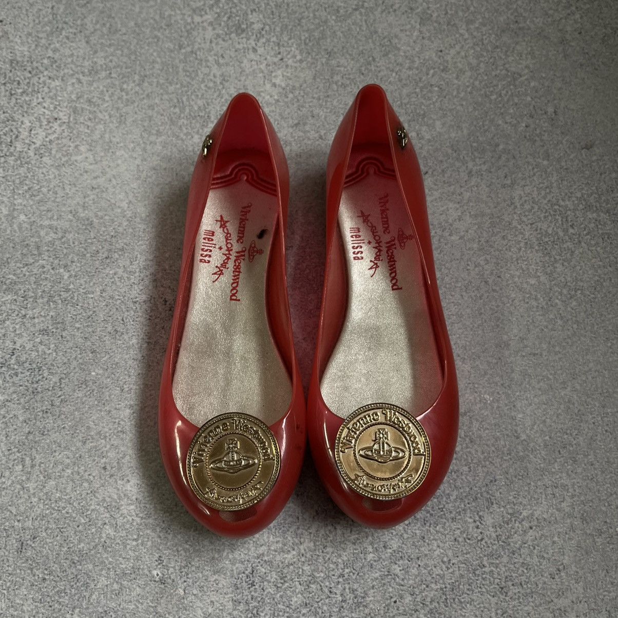 Melissa × Vivienne Westwood Vivienne Westwood Mellisa Anglomania Balet Orb Flats Size US 7 / IT 37 - 4 Thumbnail