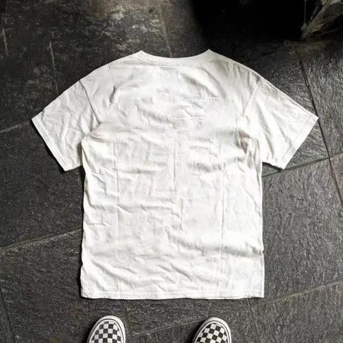 VIBE White street casual retro puppy print cotton t-shirt Size US M / EU 48-50 / 2 - 2 Thumbnail