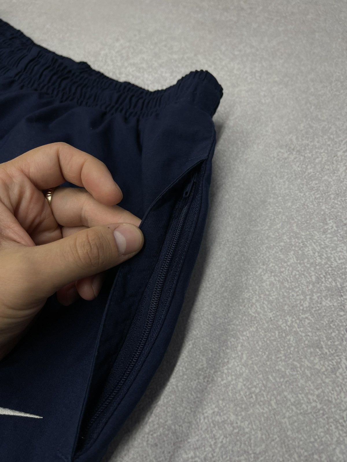 Nike Vintage Nike Nylon Navy Sweatpants Drill Y2K ACG TECH Size US 34 / EU 50 - 6 Thumbnail