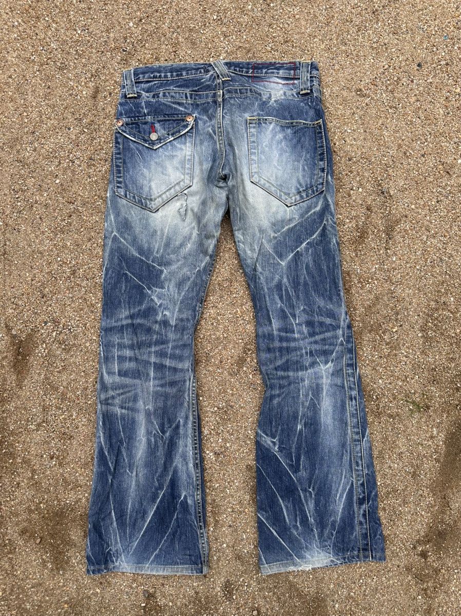 If Six Was Nine Vintage Blue way boot cut Size US 33 - 2 Thumbnail