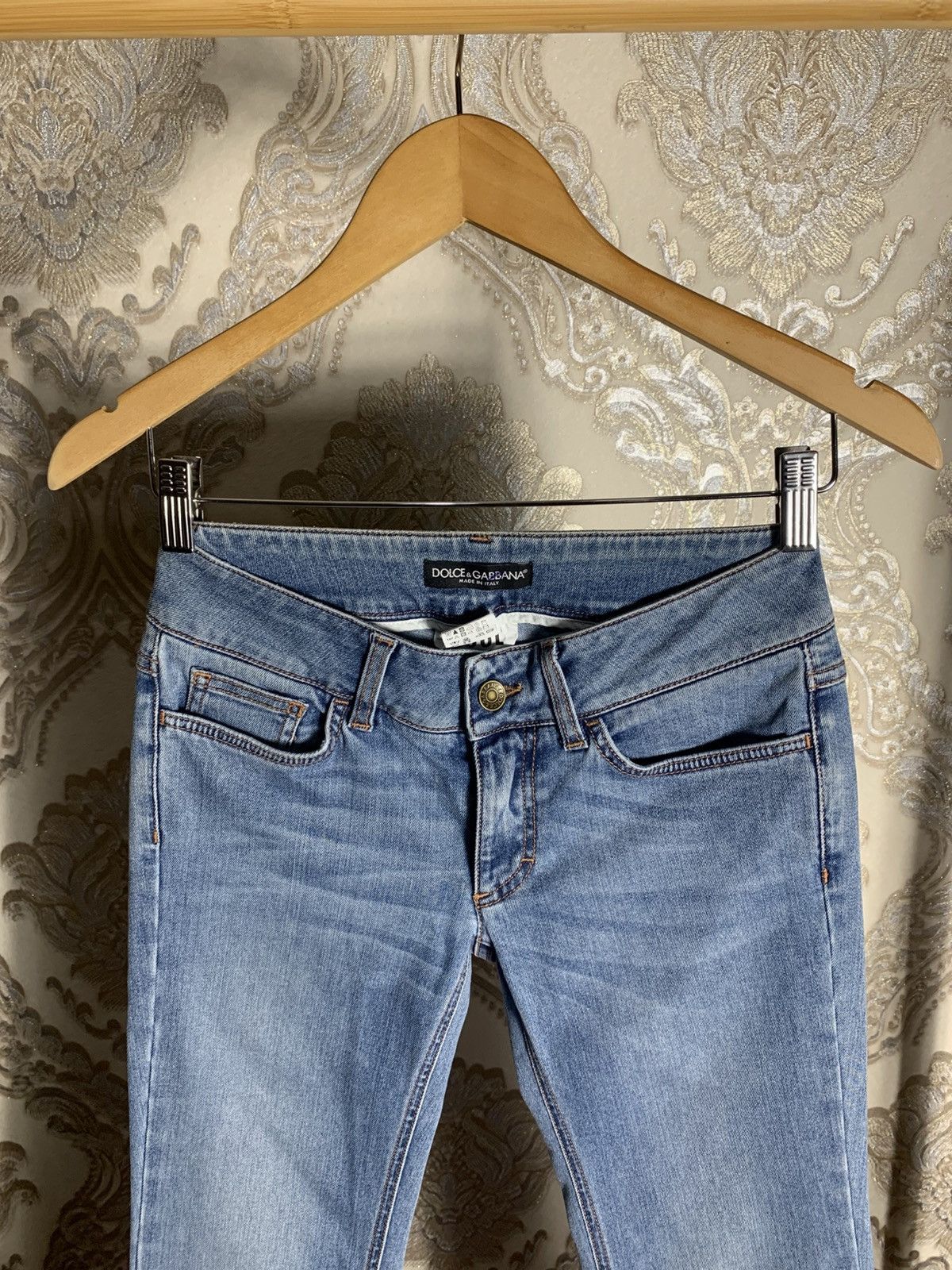 Dolce & Gabbana VINTAGE DOLCE & GABBANA ITALIAN DESIGNER DENIM JEANS BAGGY Size 26" / US 2 / IT 38 - 2 Thumbnail