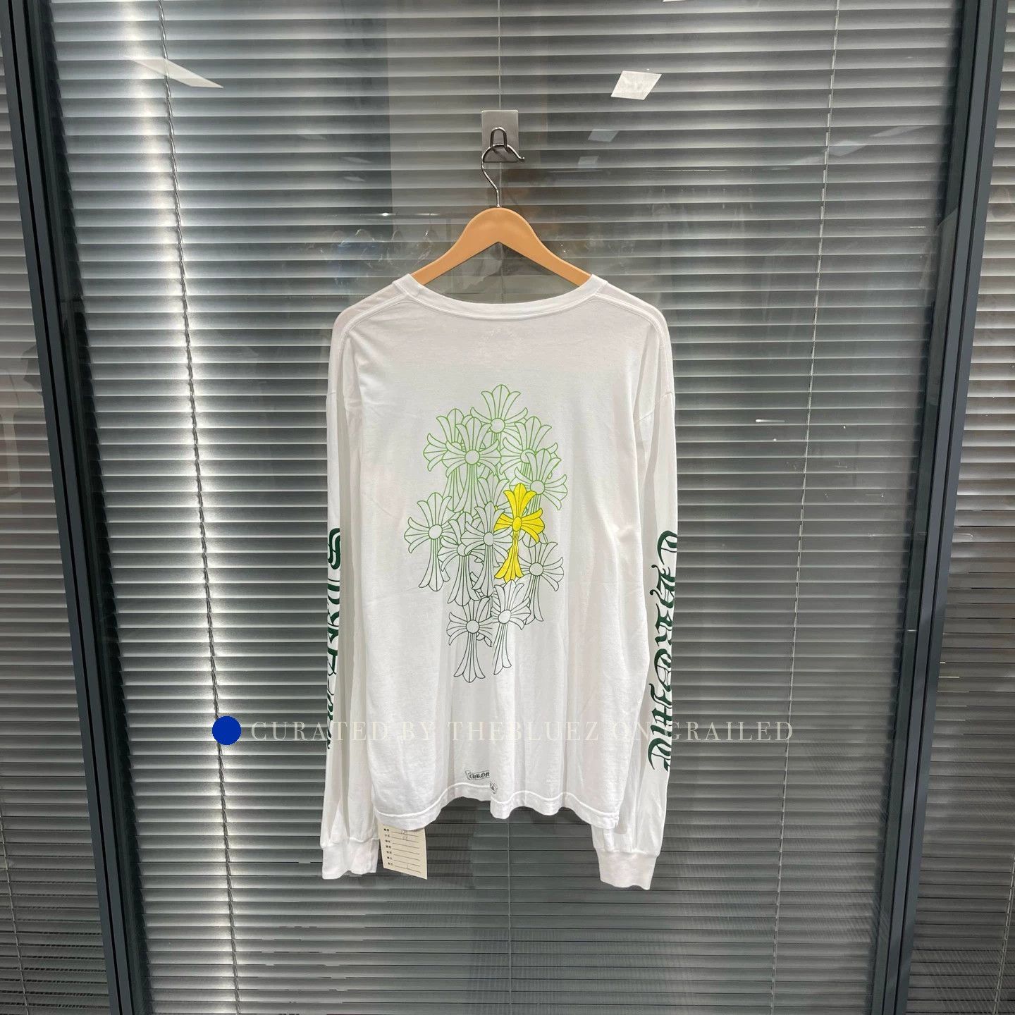 Chrome Hearts White Phantom Cross Long Sleeve Tee Size US L / EU 52-54 / 3 - 1 Thumbnail