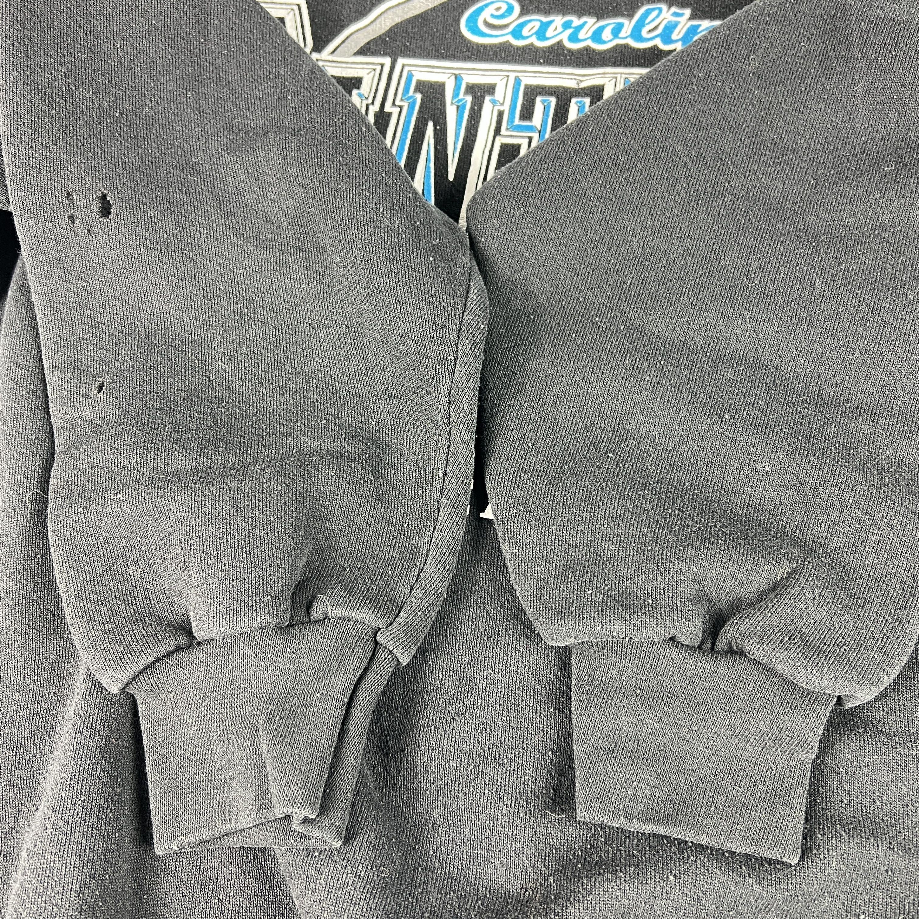 Logo Athletic × NFL × Vintage VTG NFL Carolina Panthers Sweatshirt Thrashed Crewneck Size US L / EU 52-54 / 3 - 6 Thumbnail