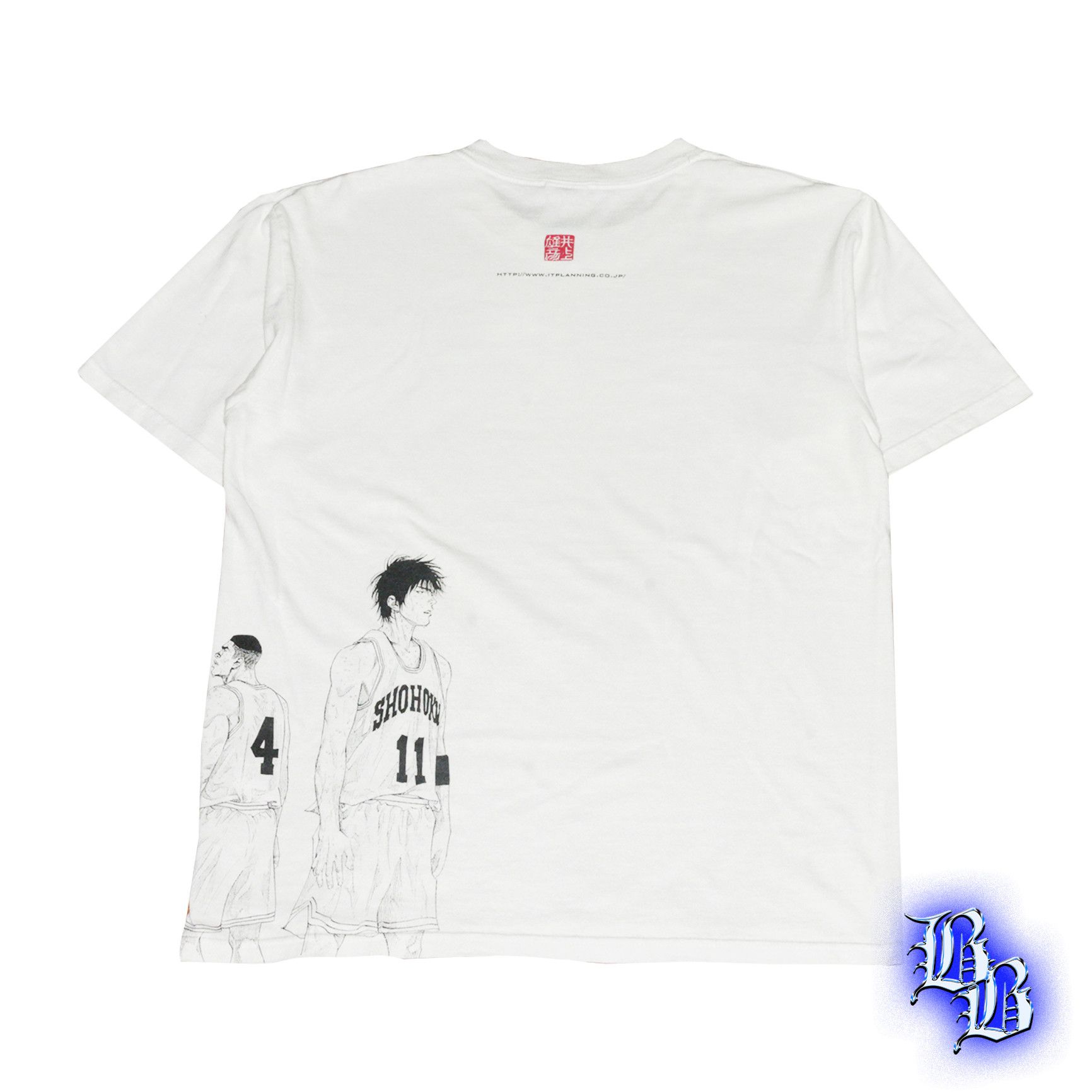 Anime SLAMDUNK VINTAGE SHOHOKU TEAM OFFICIAL TEE Size US S / EU 44-46 / 1 - 2 Thumbnail