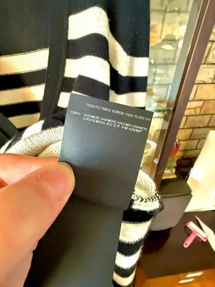 Saint Laurent Paris Saint Laurent Paris by Hedi 14AW Stripe Knitwear Cardigan-2 Size US S / EU 44-46 / 1 - 4 Thumbnail