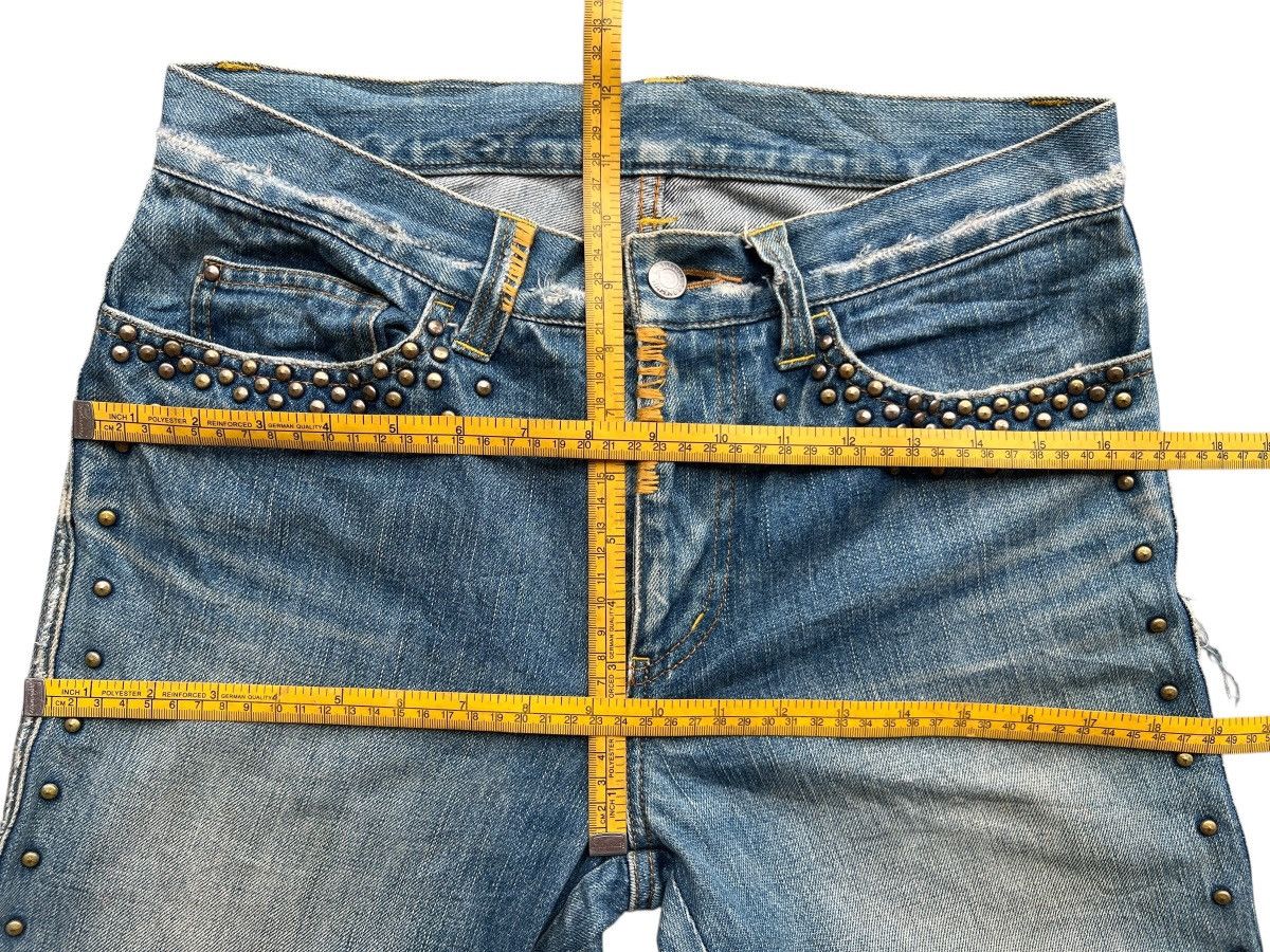 Katharine Hamnett London Vintage Katherine Studded Denim Jeans 30x33 Size 30" / US 8 / IT 44 - 11 Thumbnail