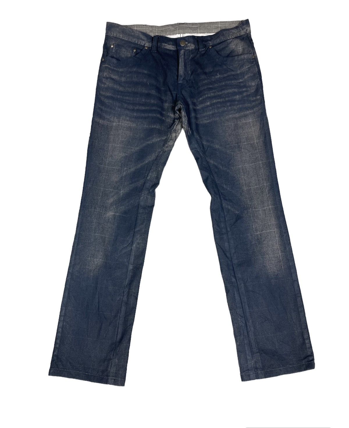 Tornado Mart Tornado Mart Shadow Plaid Pants. S0283 Size US 32 / EU 48 - 1 Thumbnail