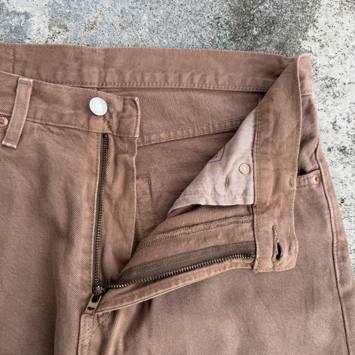Levi's LEVI'S PREMIUM BROWN DENIM JEAN PANTS Size US 31 - 8 Thumbnail