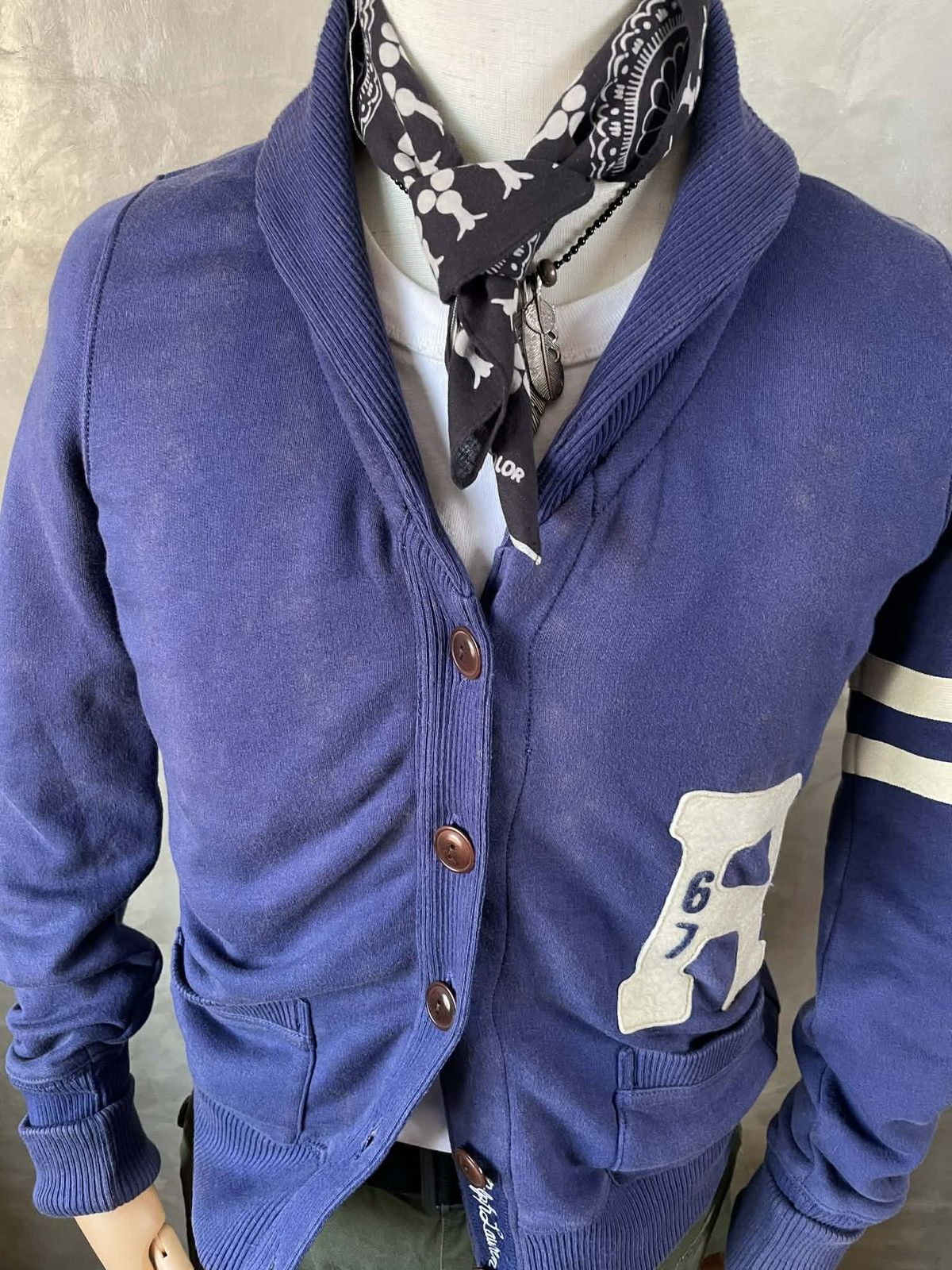 Polo Ralph Lauren Vintage Polo Jeans Company Shawl Cardigan RL 67 Big Logo Size US S / EU 44-46 / 1 - 3 Thumbnail