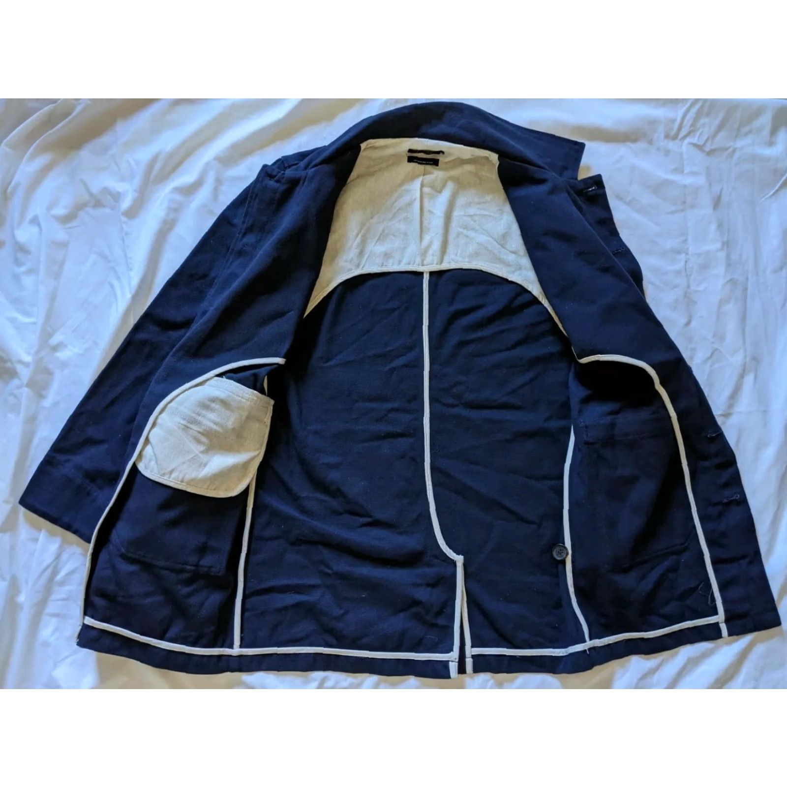 Zanerobe Zanerobe Chore Hunting Field Jacket Navy Blue Canvas XL Men Coat Size US XL / EU 56 / 4 - 6 Thumbnail