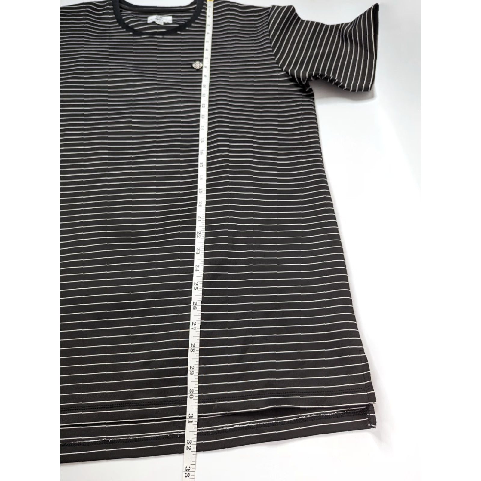 Vintage Dope Brand Black White Striped Logo Crew Neck Short Sleeve T-Shirt Large Mens Shirt Regular Fit Size US L / EU 52-54 / 3 - 5 Thumbnail