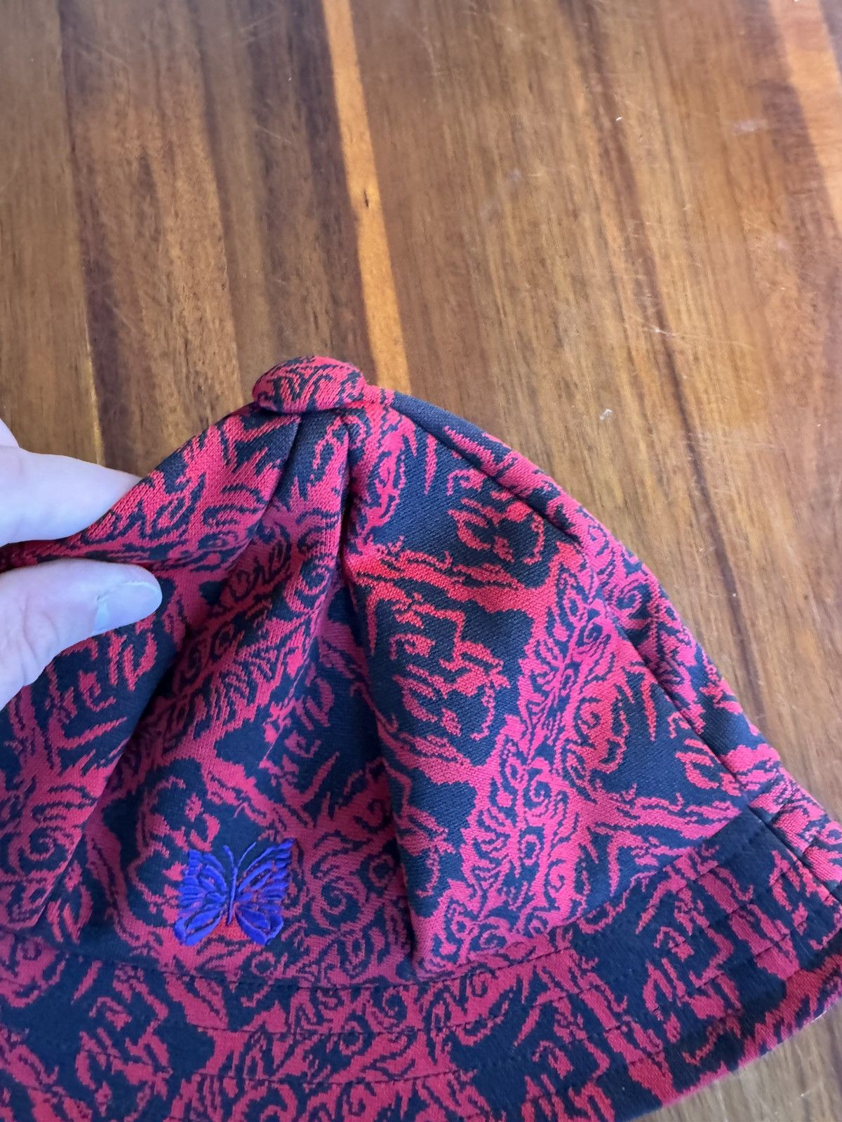 Needles Red Bermuda Bucket Hat Size ONE SIZE - 5 Thumbnail