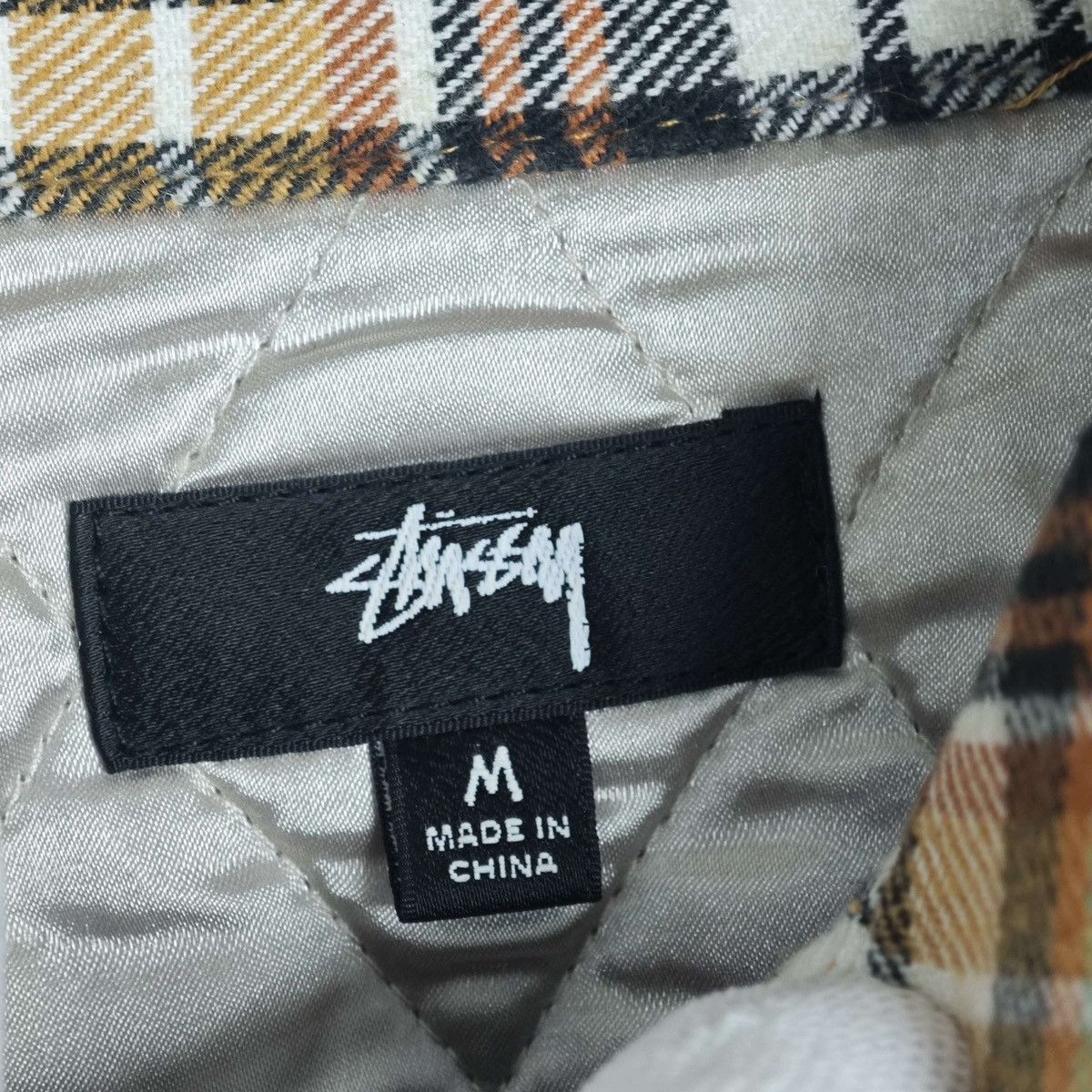 Stussy Stüssy Quilted Lined Plaid Shirt Size US M / EU 48-50 / 2 - 3 Thumbnail