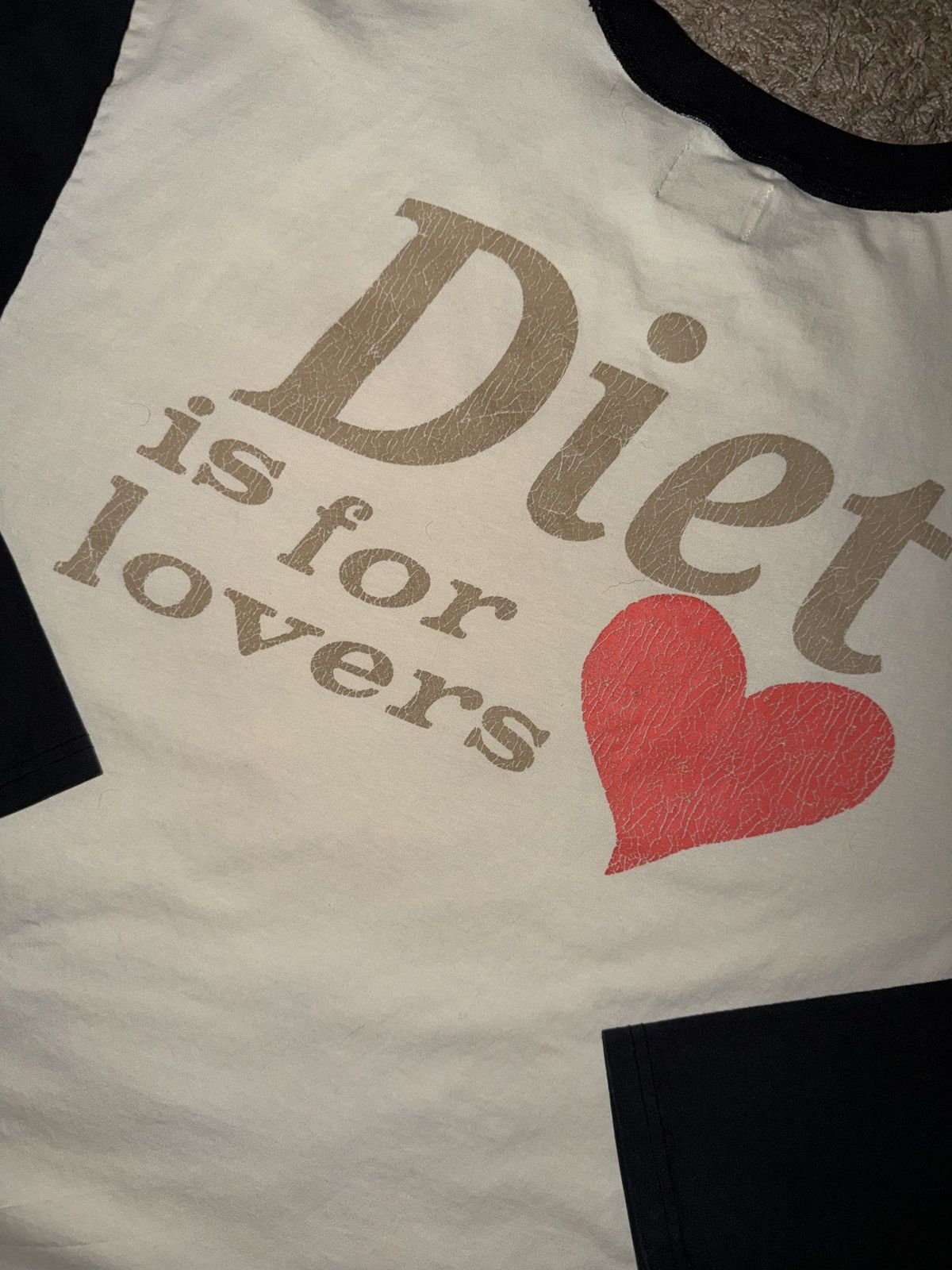 Diet Starts Monday Diet Starts Monday “Diet is for lovers” long sleeve tee Size US L / EU 52-54 / 3 - 4 Thumbnail