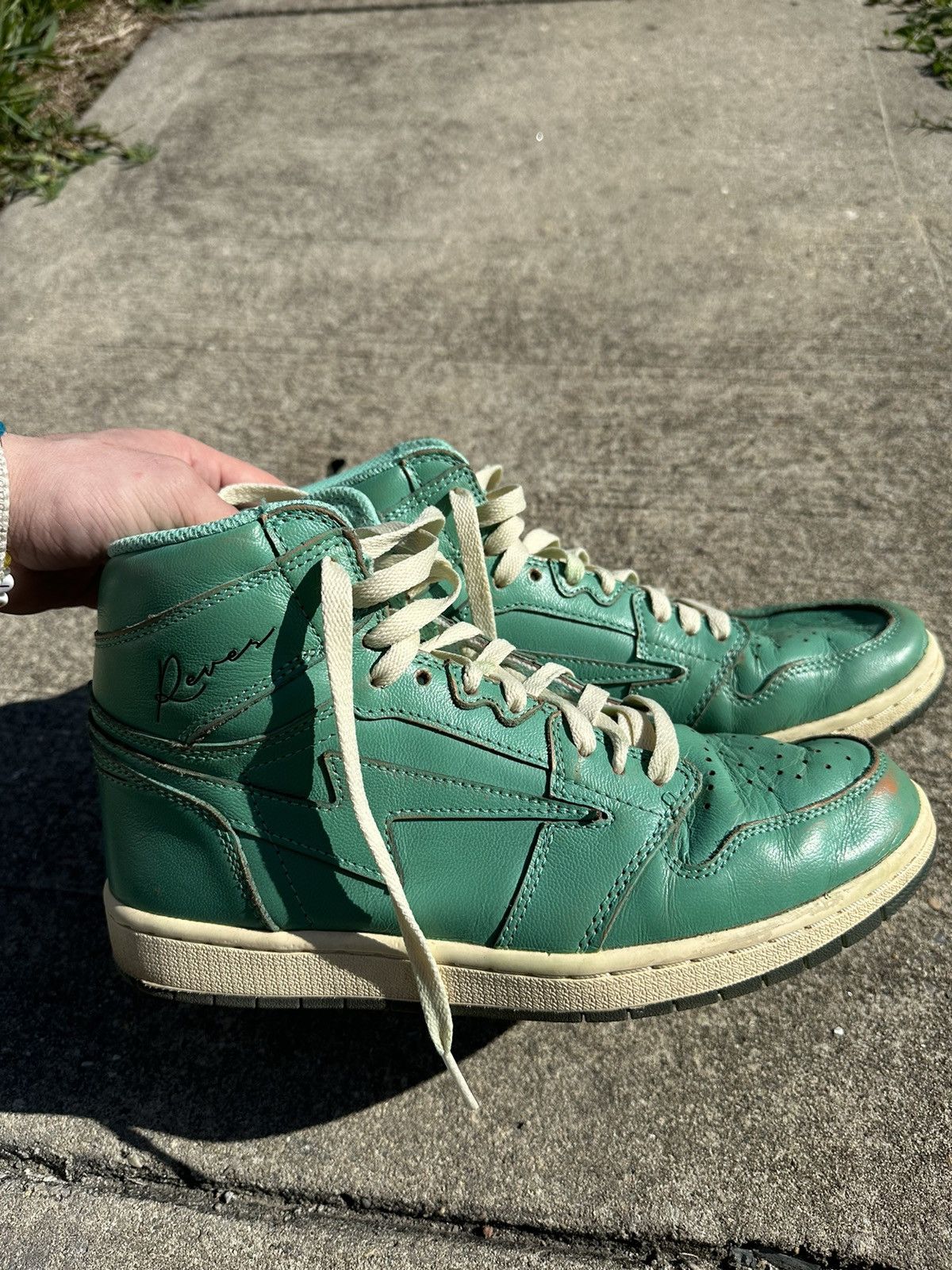 Reves Paris Reves Paris Sport KIY 85 Hi - Liberty Green / Ivory Size US 8.5 / EU 41-42 - 3 Thumbnail