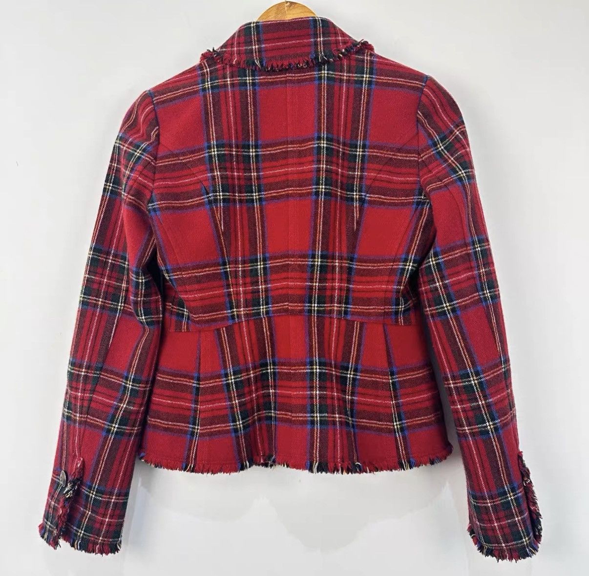 Burberry Burberry Red Check Jacket J42 Size S / US 4 / IT 40 - 2 Thumbnail