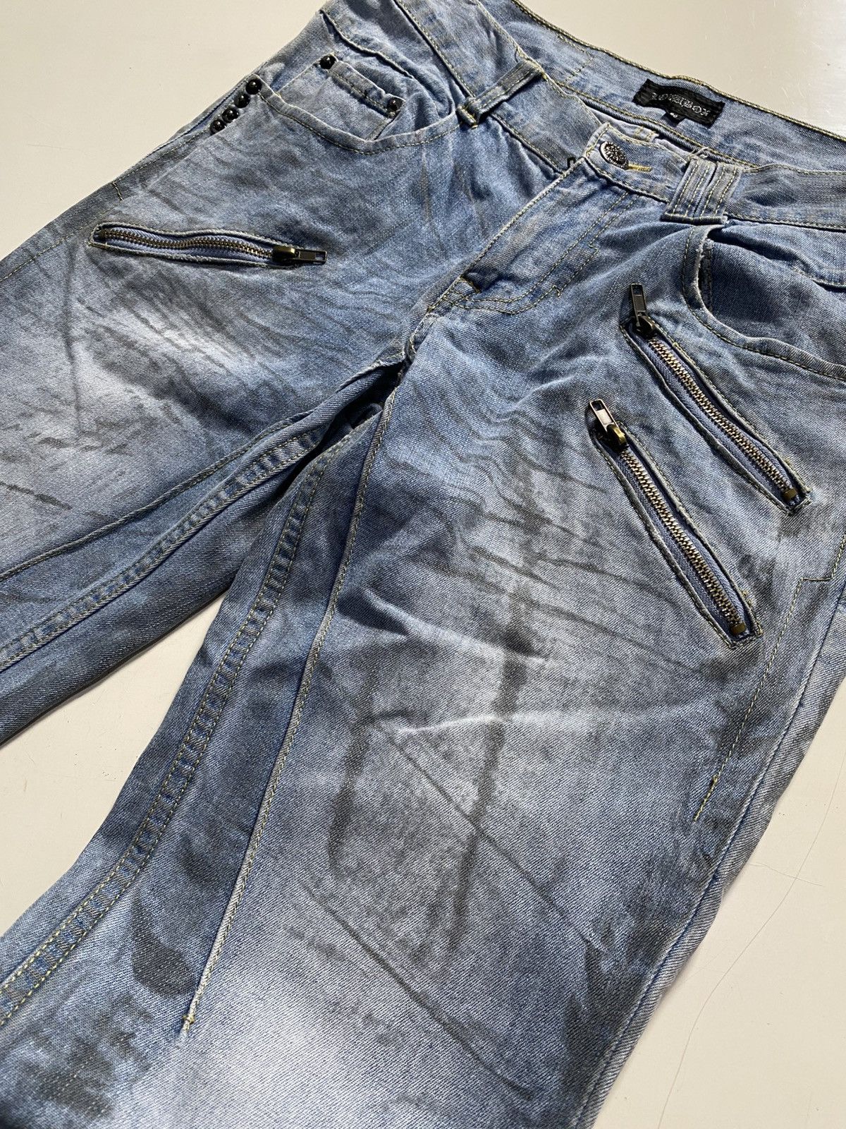 LOWBOX Lowbox Mudwash Jeans Size US 31 - 2 Thumbnail