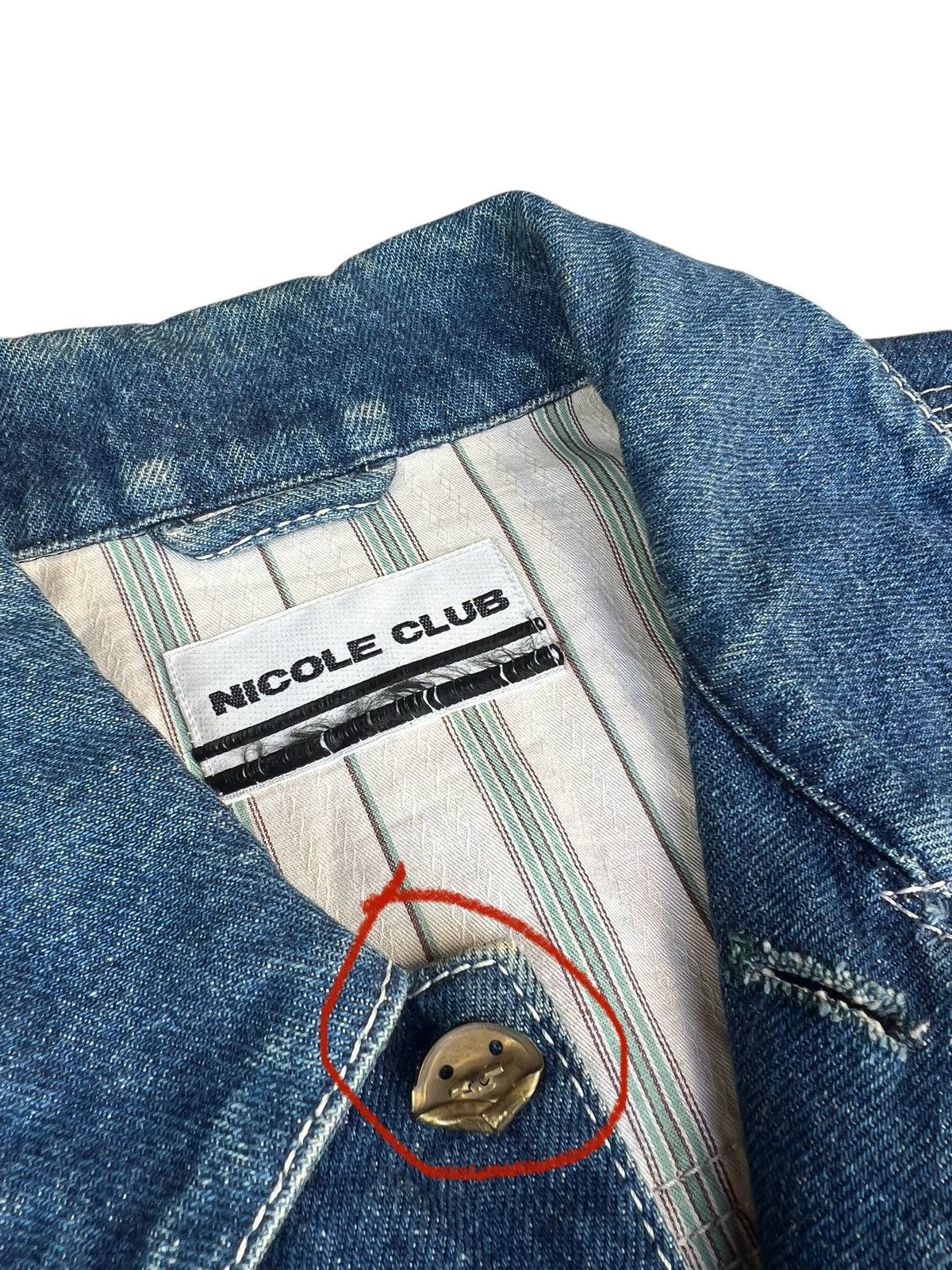 Nicole Club Vintage 90s Nicole Club Denim Jacket Size US M / EU 48-50 / 2 - 7 Thumbnail