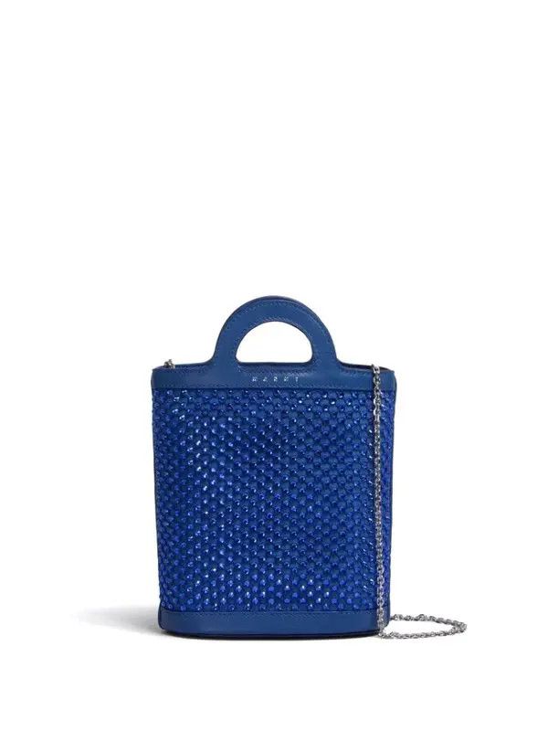 Marni o1w1db11125 Size :OS/Crystal-Embellished Tote Bag in Blue Size ONE SIZE - 1 Thumbnail