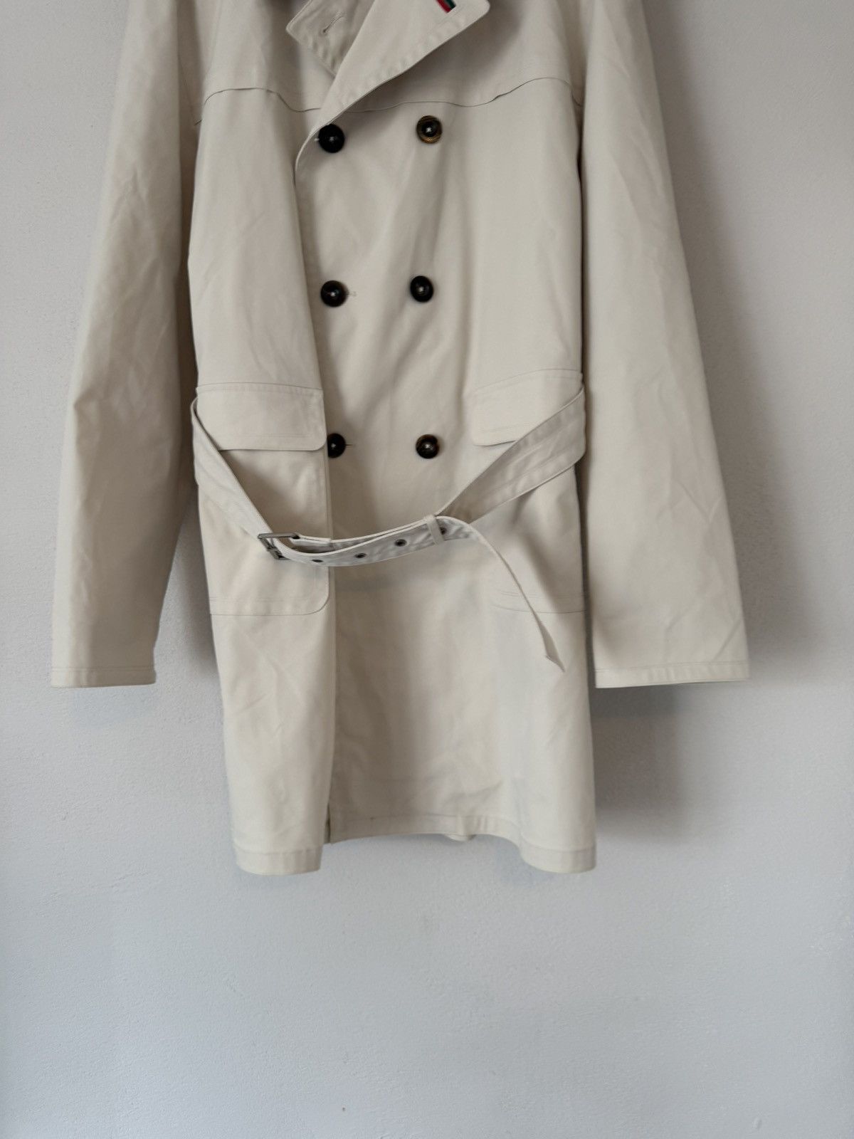 Gucci Double-Breasted Trench Coat with Belt Size US L / EU 52-54 / 3 - 6 Thumbnail