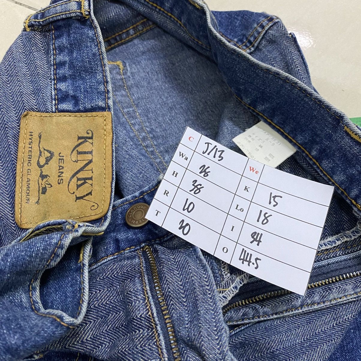 Hysteric Glamour × Japanese Brand Vintage 90's Kinky Hysteric Glamour Hagi Jeans W28 Size US 28 / EU 44 - 11 Thumbnail