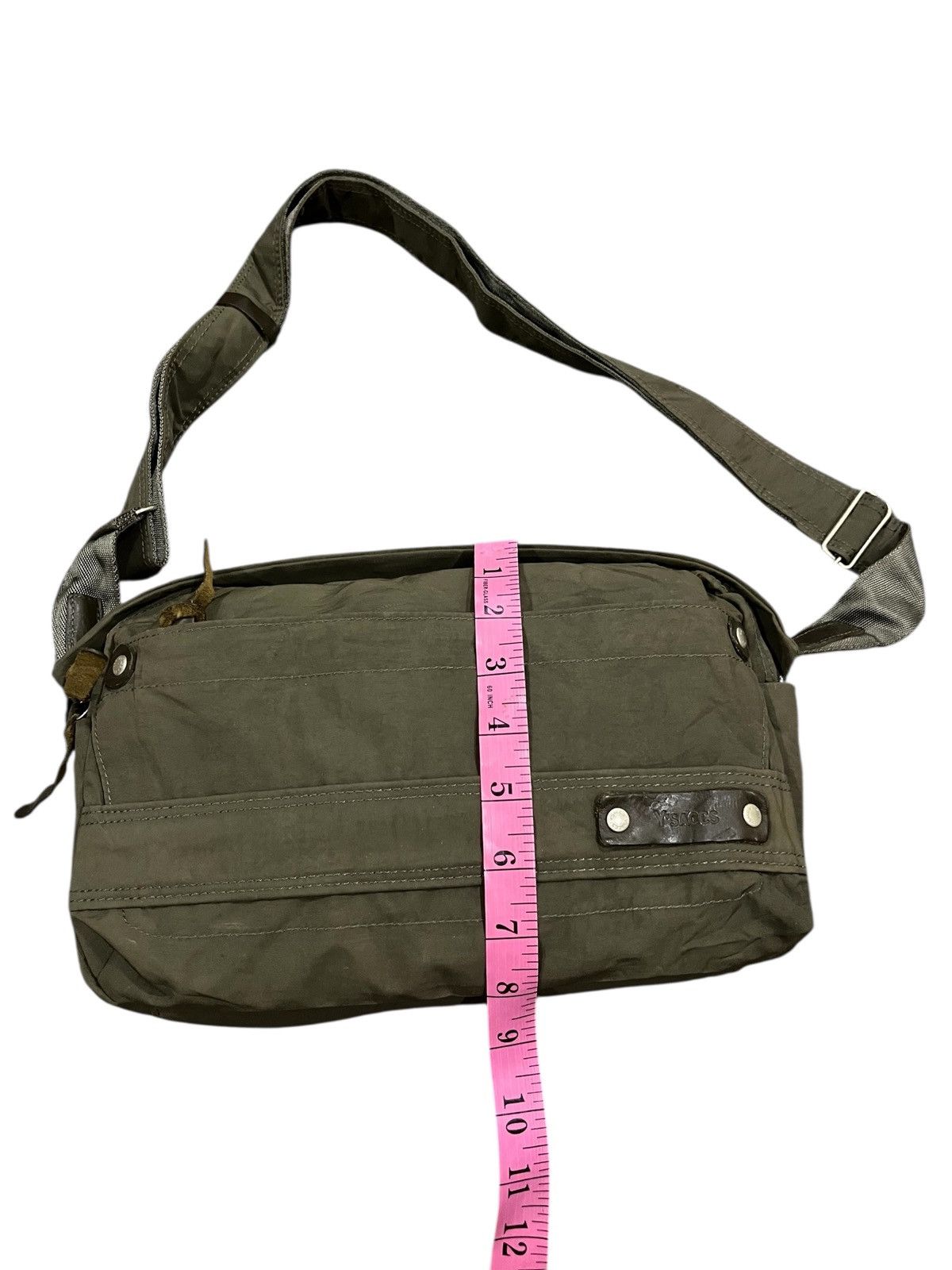 Yohji Yamamoto Y’SACCS YOHJI YAMAMOTO NYLON LEATHER CROSS BODY BAG Size ONE SIZE - 20 Thumbnail