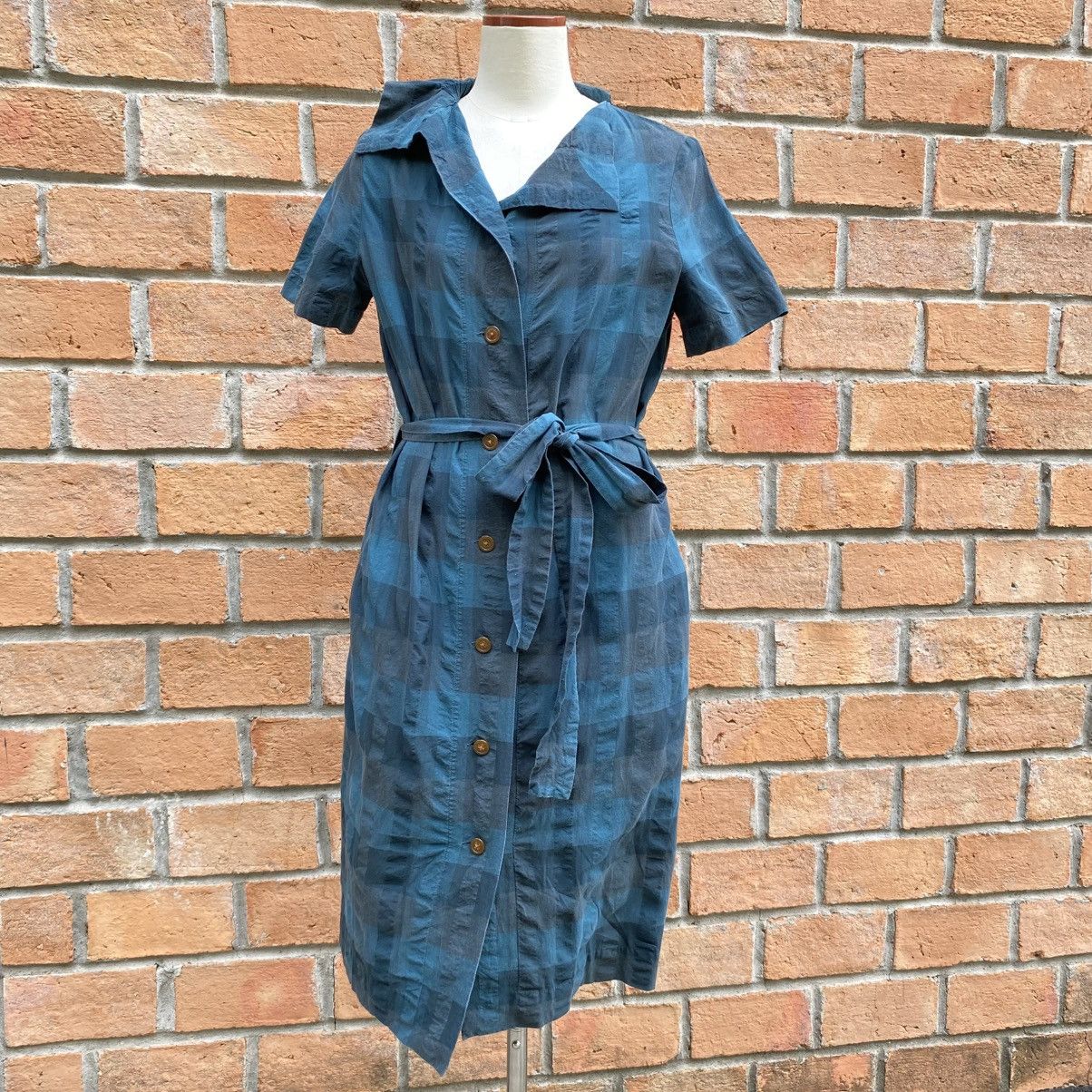 Vivienne Westwood Vivienne Westwood Green Pleated Check Dress with Waist Tie Size XS / US 0-2 / IT 36-38 - 7 Thumbnail