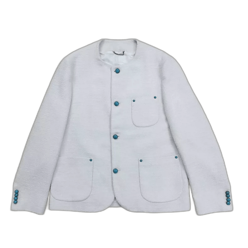 Louis Vuitton Louis Vuitton Turquoise Jacket Size 52 -2505 Size US L / EU 52-54 / 3 - 1 Thumbnail
