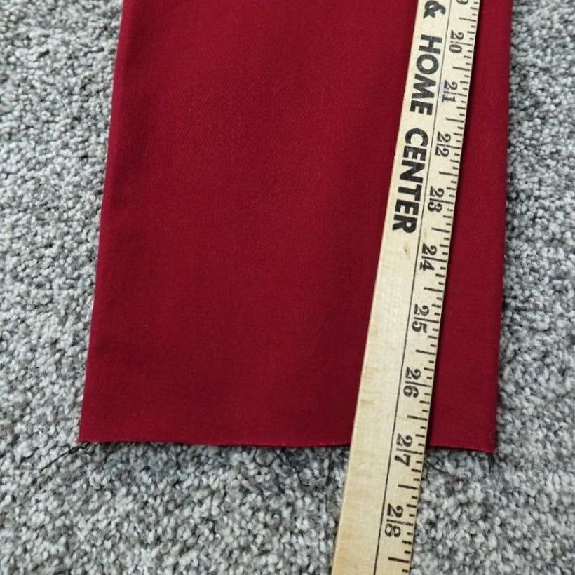 Vintage Curve Appeal Pants Womens 12 Red Minimalist Jegging Jeans Stretch High Rise Flex Skinny Pockets Curv eAppeal Pants Size 34" / US 12 / IT 48 - 3 Thumbnail