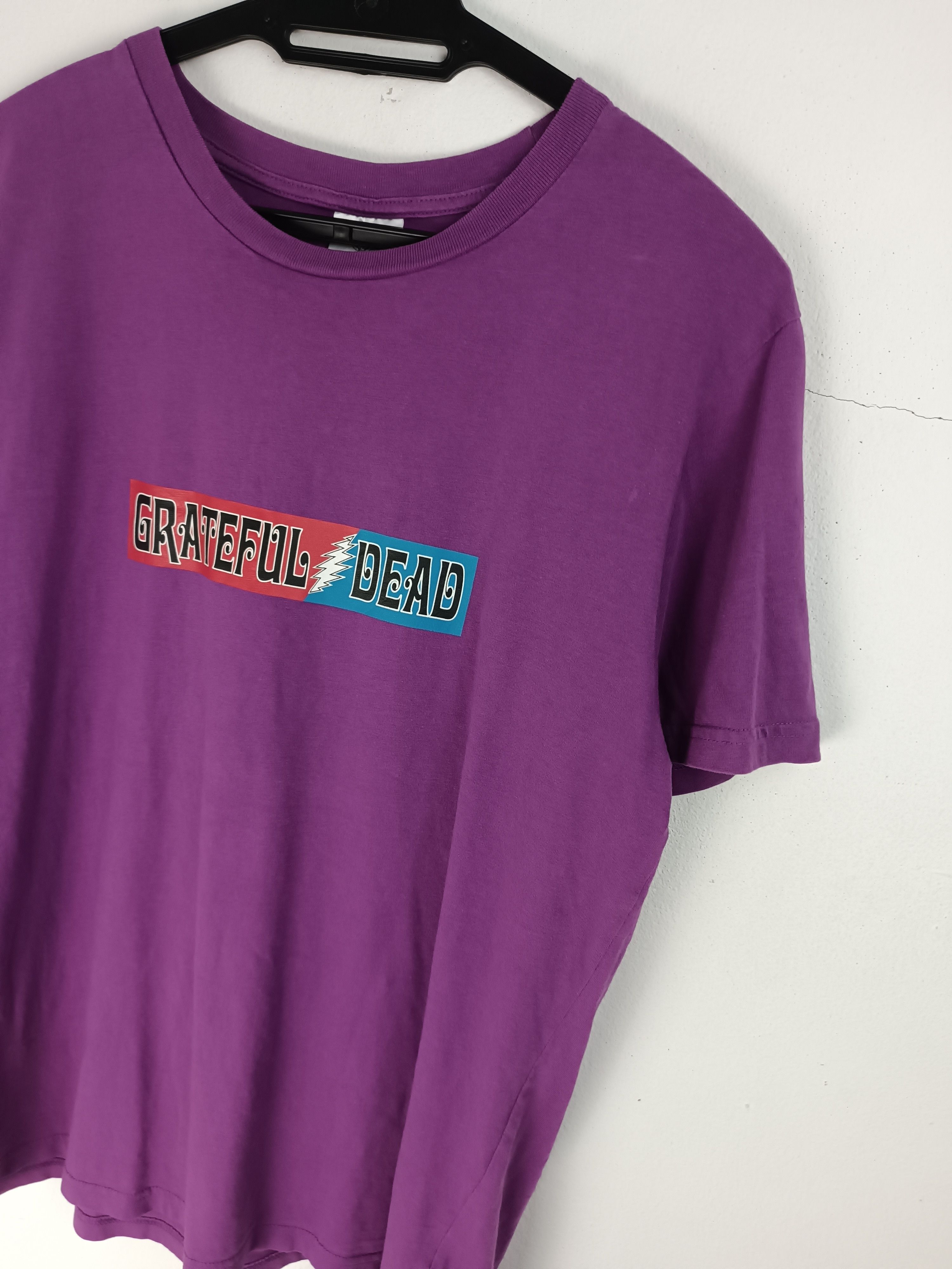 Grateful Dead VINTAGE GRATEFUL DEAD BOX LOGO CRAZY BACKHIT TEE Size US M / EU 48-50 / 2 - 6 Thumbnail