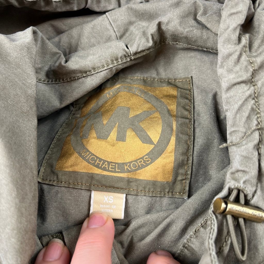 Michael Kors Michael Kors Women lightweight Jacket Green Cotton Size XS Size XS / US 0-2 / IT 36-38 - 5 Thumbnail