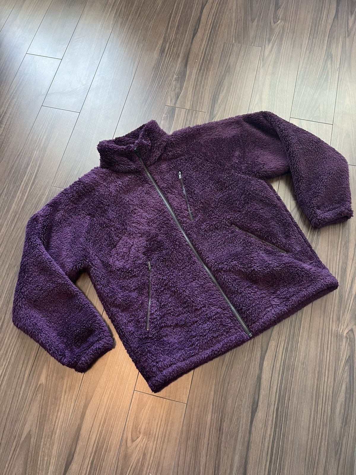 Needles × Uniqlo Cozy Purple Fleece Jacket Size US L / EU 52-54 / 3 - 1 Thumbnail