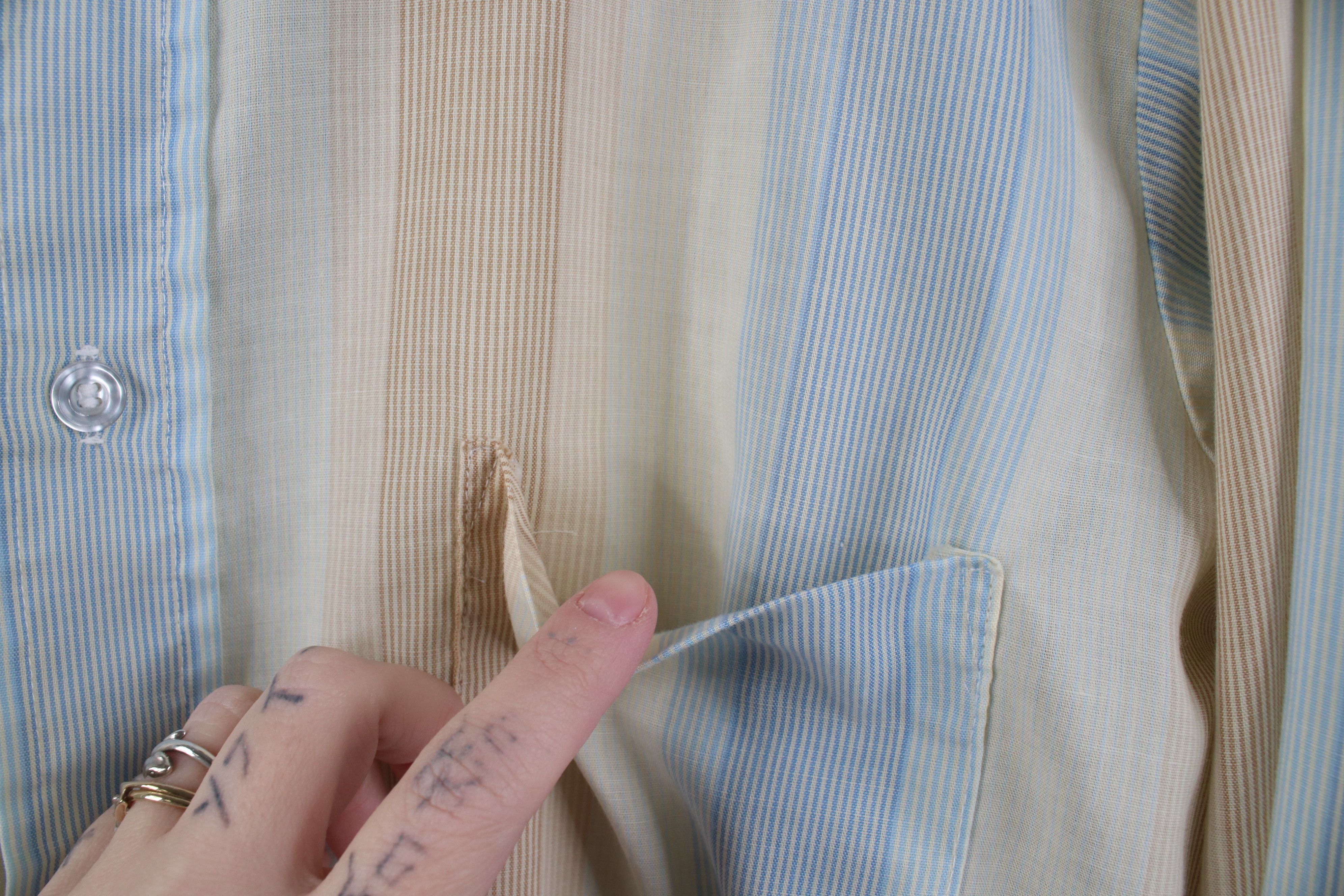 Vintage Vintage 70s Streetwear Dagger Collar Button Shirt USA Size US M / EU 48-50 / 2 - 4 Thumbnail